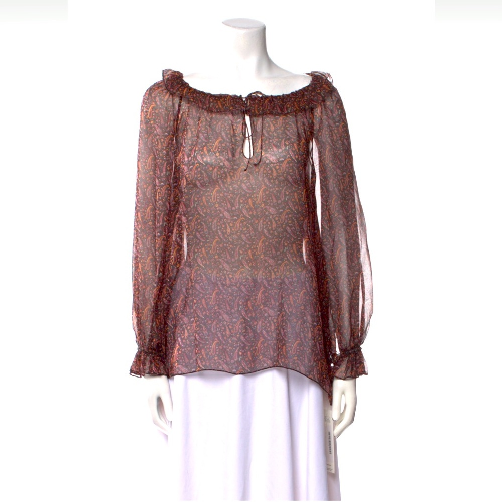 Saint Laurent silk blouse M